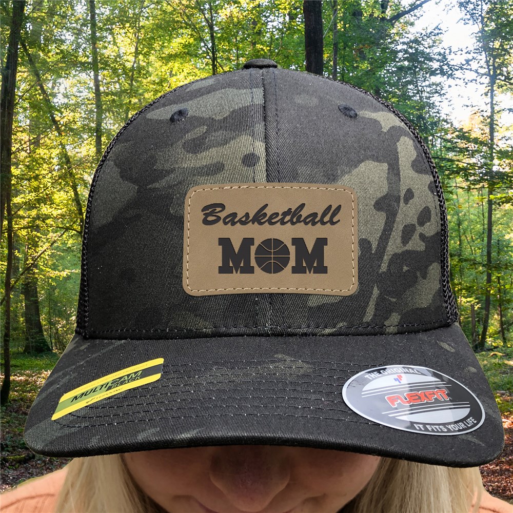 Personalized Sports Mom Camo Trucker Hat
