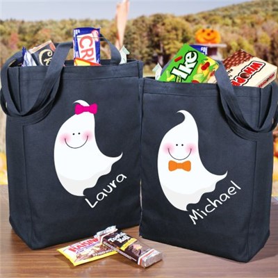 Get personalized trick or treat bags at GiftsForYouNow.com!
