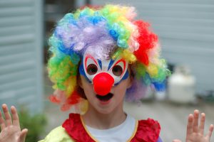 Custom Child Clown Costume for Halloween