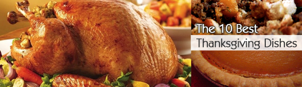ten best thanksgiving dinner dishes