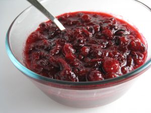 cranberry sauce thanksgiving dinner side dish