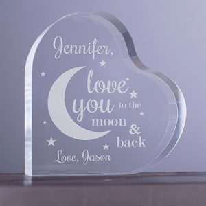 engraved love heart keepsake gift for couples