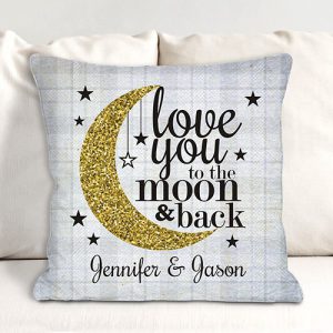 personalized throw pillow love gift