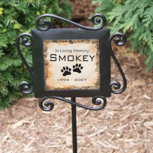 personalized garden stake
