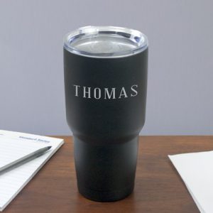 personalized travel mug