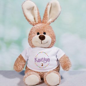 personalized plush bunny rabbit
