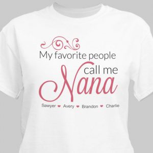 custom nana t-shirt