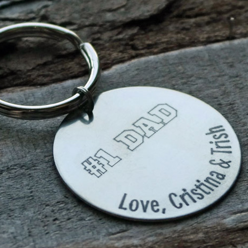 Personalized Dad Key Chain GiftsForYouNow