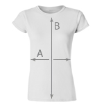 Ladies Fitted T-Shirt Size