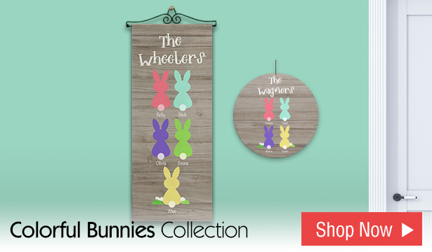 Colorful Bunny Family Collection