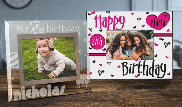 Personalized Birthday Frames & Albums