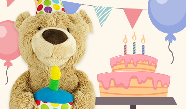 Happy Birthday Bears & Plush Animals