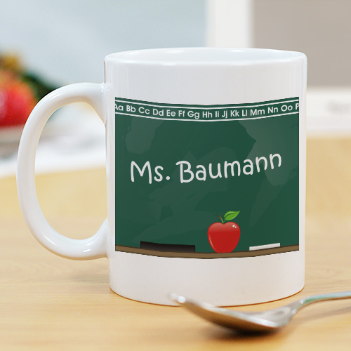 Chalkboard Teacher Coffee Mug GiftsForYouNow