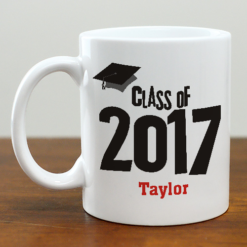 Personalized Graduation Cap Coffee Mug GiftsForYouNow