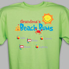 Personalized Beach Bums T-Shirt 33973X