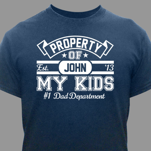 Personalized Property Of Tshirt GiftsForYouNow