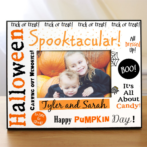 Custom Printed Halloween Picture Frame GiftsForYouNow