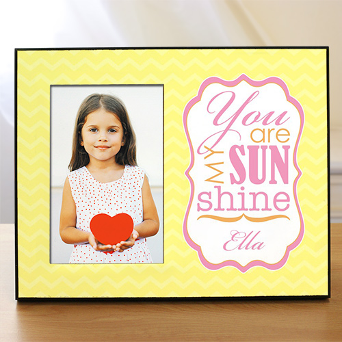 Customized You Are My Sunshine Photo Frame GiftsForYouNow