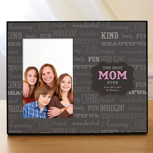 Best Mom Printed Frame Personalized Best Mom Frame