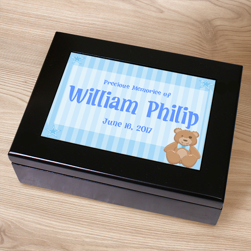 Personalized New Baby Keepsake Box GiftsForYouNow