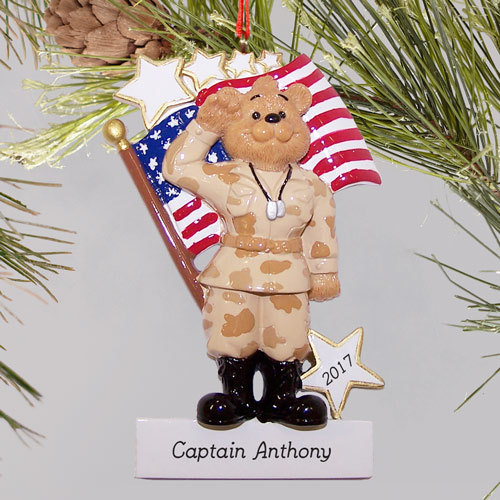 Personalized U.S. Army Ornament GiftsForYouNow