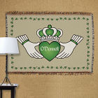 Personalized Claddagh Tapestry Throw Blanket 83039675