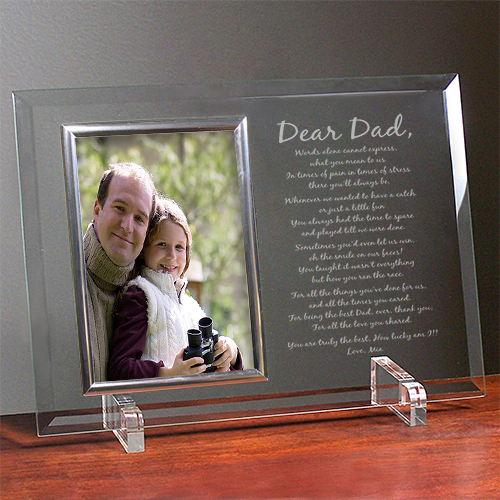Personalized Dad Picture Frame GiftsForYouNow