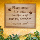 Abernook Engraved Family Wooden Plaque 8557637