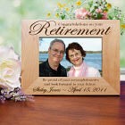 Abernook Engraved Retirement Wooden Picture Frame 940411