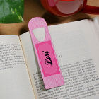 Pretty In Pink Personalized Bookmark U32134