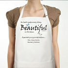 Made Everything Beautiful Personalized Apron