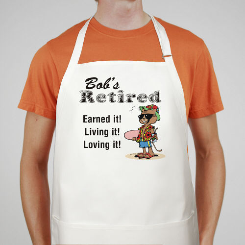 Retired and Loving It Personalized Aprons