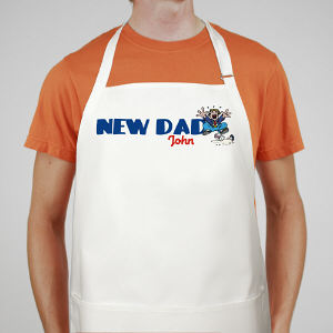 New Dad Personalized Apron New Dad Personalized Apron