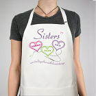 Sisters Heartstrings Personalized Apron