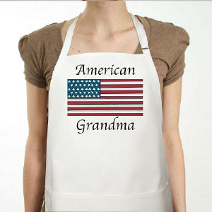 American Flag Personalized Apron