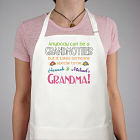 Anybody Can Be A Grandmother Personalized Apron