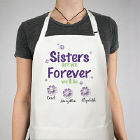 Sisters Forever Personalized Apron