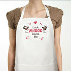 Look Whooo Loves Me Personalized Valentine Apron 832067