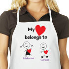 Personalized Belongs To Heart Apron 838377
