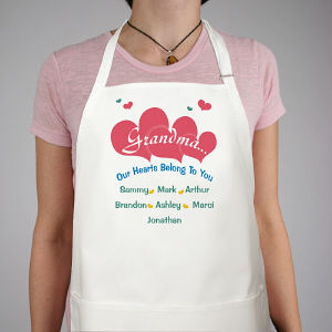 Our Hearts Personalized Apron