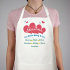 Our Hearts Personalized Apron