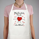 Loves Me This Much Personalized Valentine Apron