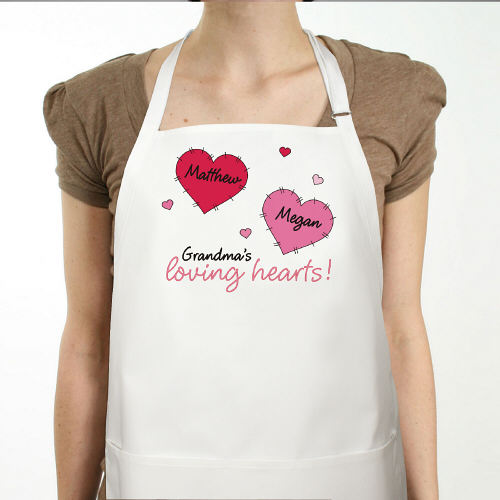 Loving Hearts Personalized Valentine Apron