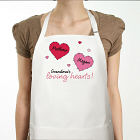 Loving Hearts Personalized Valentine Apron