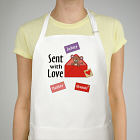 Sent With Love Personalized Valentine Apron