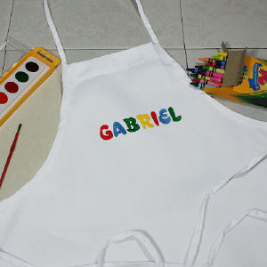 Personalized Child Art Apron