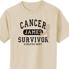 Cancer Survivor Athletic Dept. Personalized T-Shirt 33733x