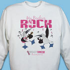 My Boobies Rock Breast Cancer Awareness Sweatshirt 54817x