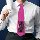 Real Men Wear Pink Necktie