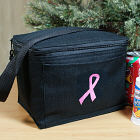 Embroidered Pink Ribbon Breast Cancer Lunch Cooler E464042x